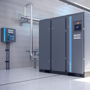 تغيير قطع غيار Atlas Copco - غرفة ضواغط صناعية